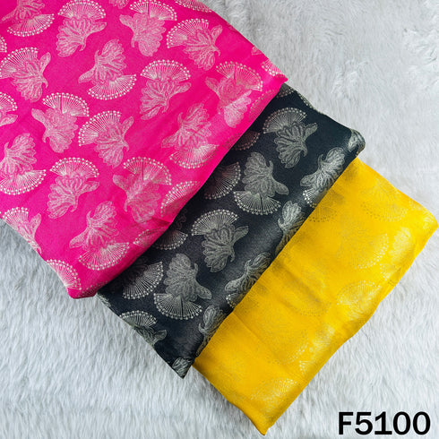 Zari Work Shimmer Tissue Fabric - F5100