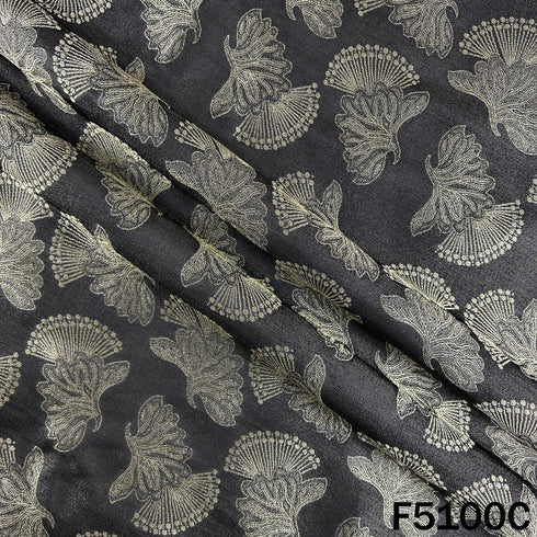 Zari Work Shimmer Tissue Fabric - F5100