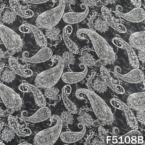 Digital Print Crepe Fabric - F5108