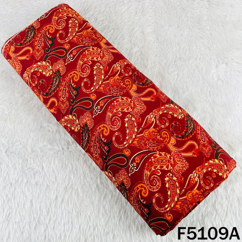 Digital Print Crepe Fabric - F5109