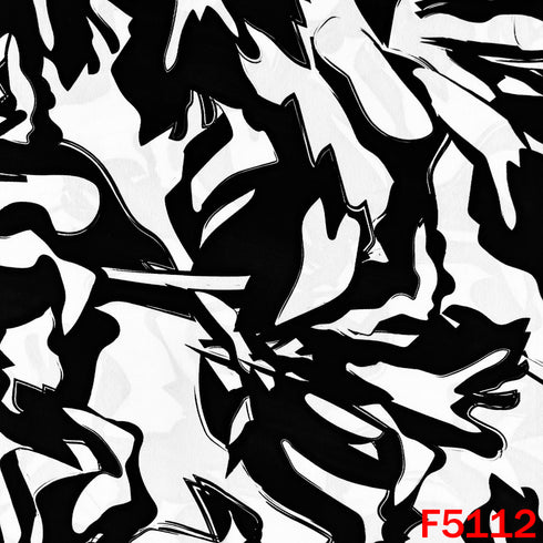 Digital Print Crepe Fabric - F5112