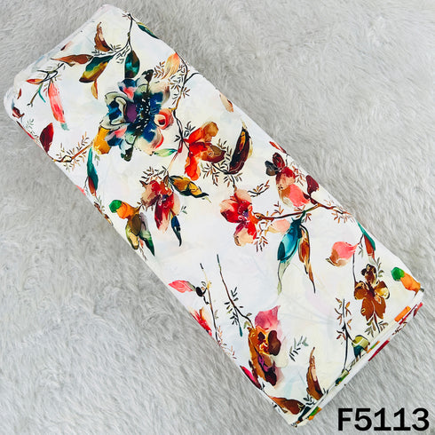 Digital Print Crepe Fabric - F5113