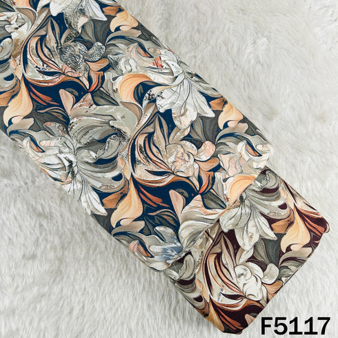 Digital Print Pashmina Fabric - F5117