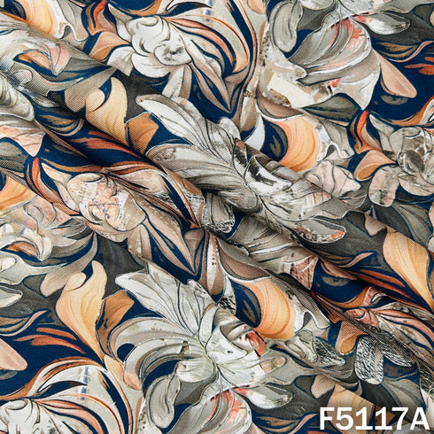 Digital Print Pashmina Fabric - F5117