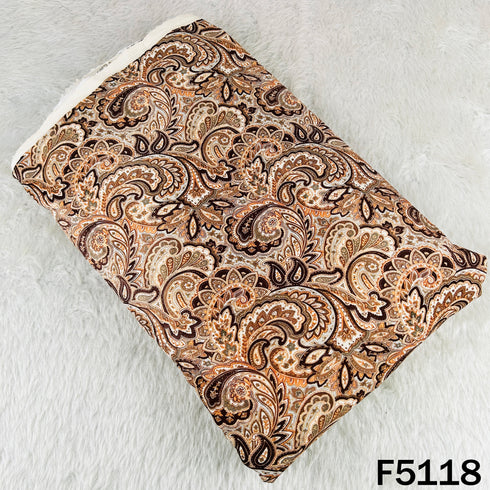 Digital Print Velvet Fabric - F5118