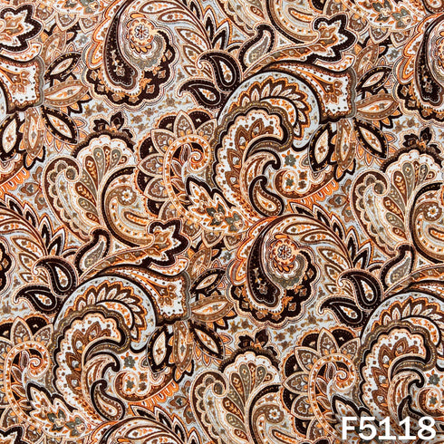 Digital Print Velvet Fabric - F5118