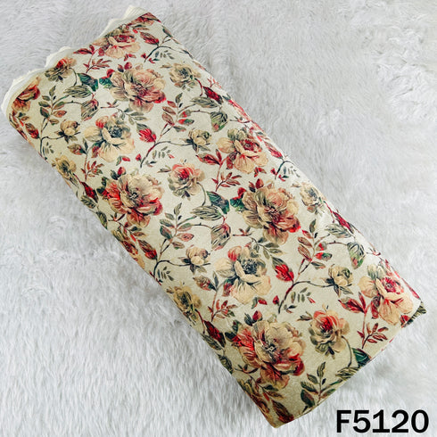 Digital Print Velvet Fabric - F5120