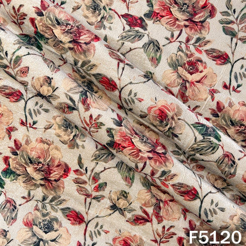 Digital Print Velvet Fabric - F5120