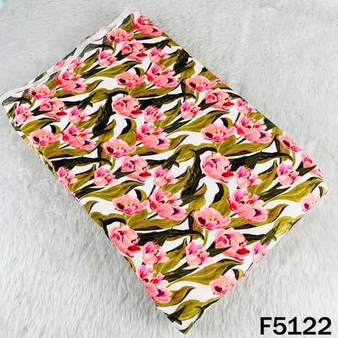 Digital Print Velvet Fabric - F5122