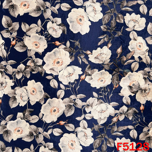 Digital Print Velvet Fabric - F5128