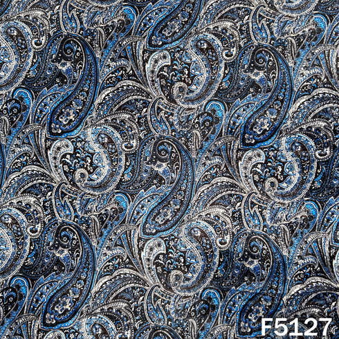 Digital Print Velvet Fabric - F5127