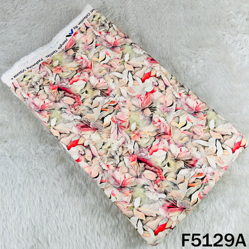 Digital Print Pashmina Fabric - F5129