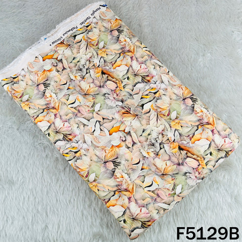 Digital Print Pashmina Fabric - F5129