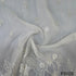 Dyeable Thread Embroidered Organza Fabric-F3103