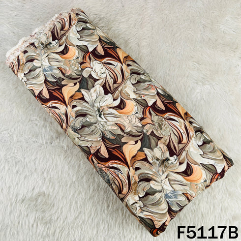 Digital Print Pashmina Fabric - F5117