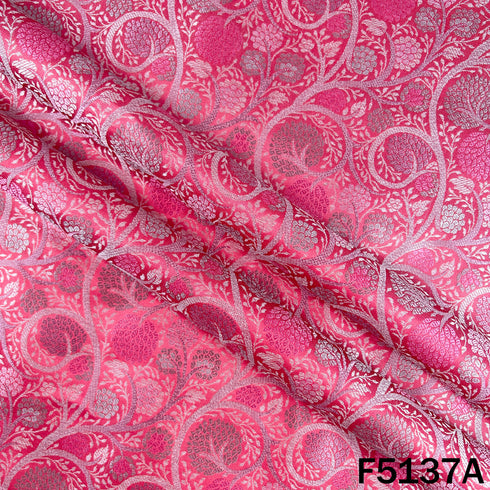 Self Jacquard Brocade Silk Fabric - F5137