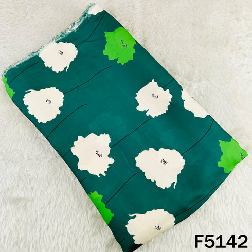 Digital Print Crepe Satin Fabric - F5142