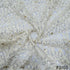 Dyeable Thread Sequins Embroidered Net Fabric-F3105