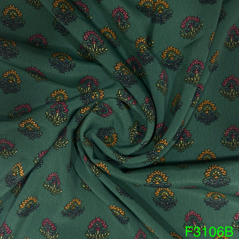Printed Crepe Fabric-F3106
