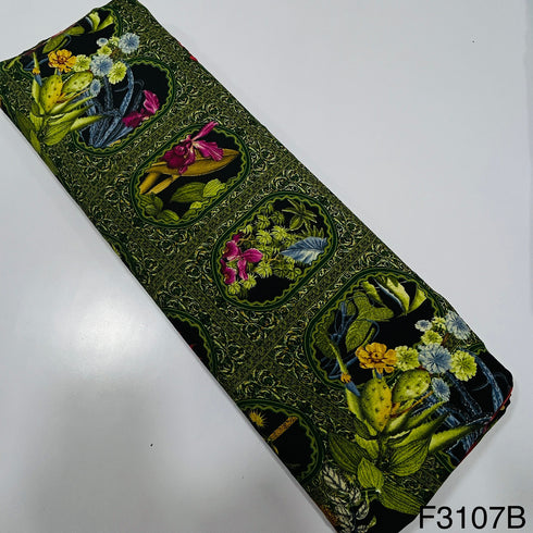 Printed crepe Fabric-F3107