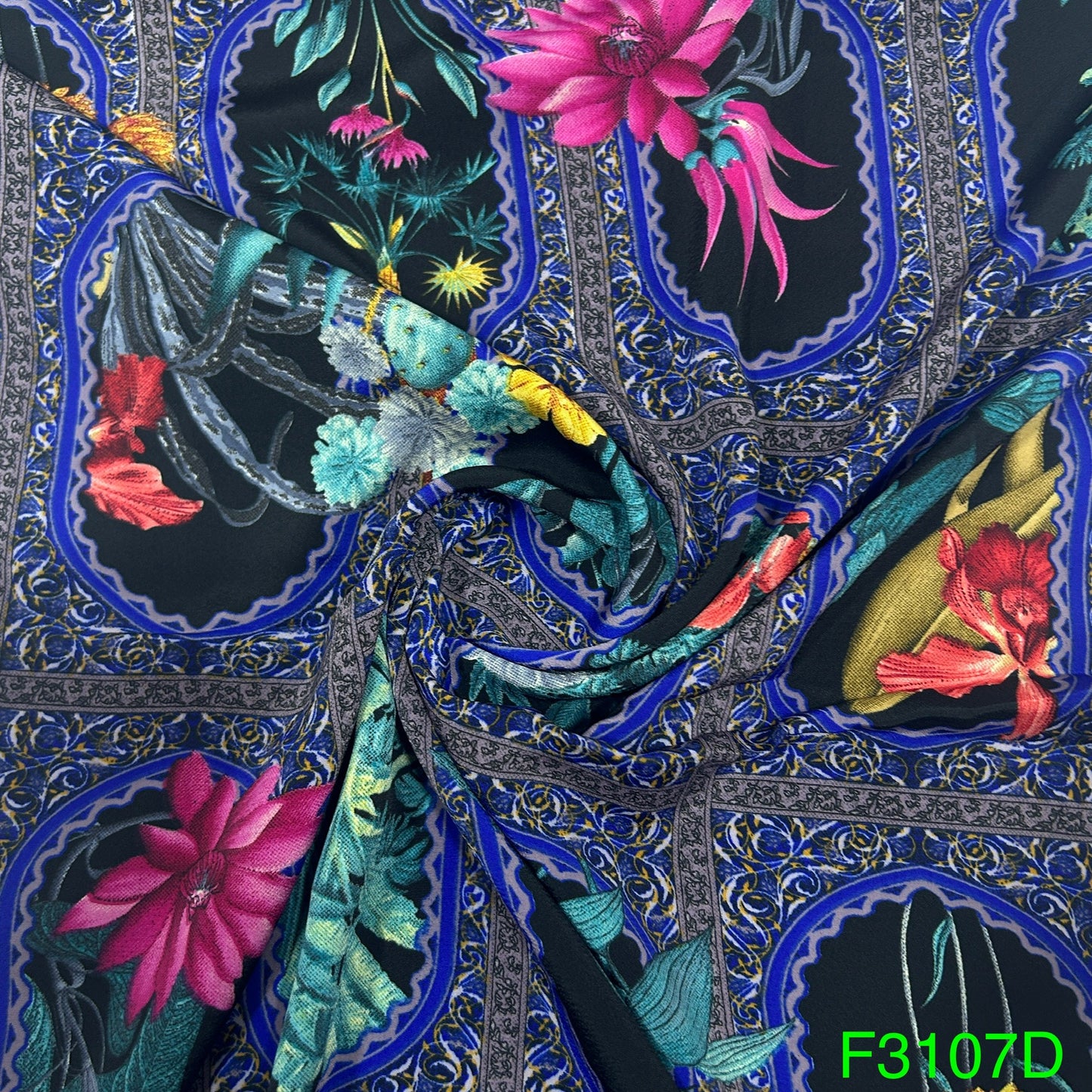 Printed crepe Fabric-F3107