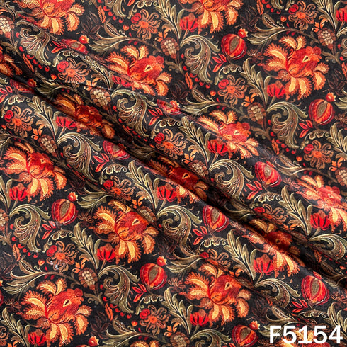 Digital Print Velvet Fabric-F5154