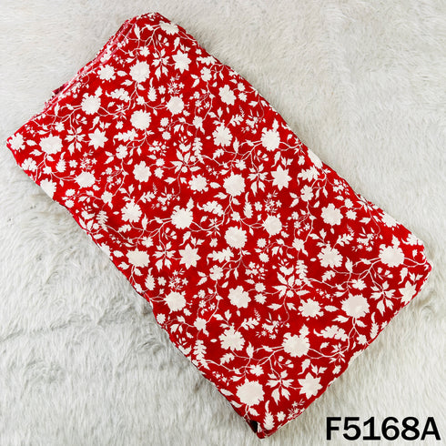 Digital Print Viscose Crepe Fabric- F5168