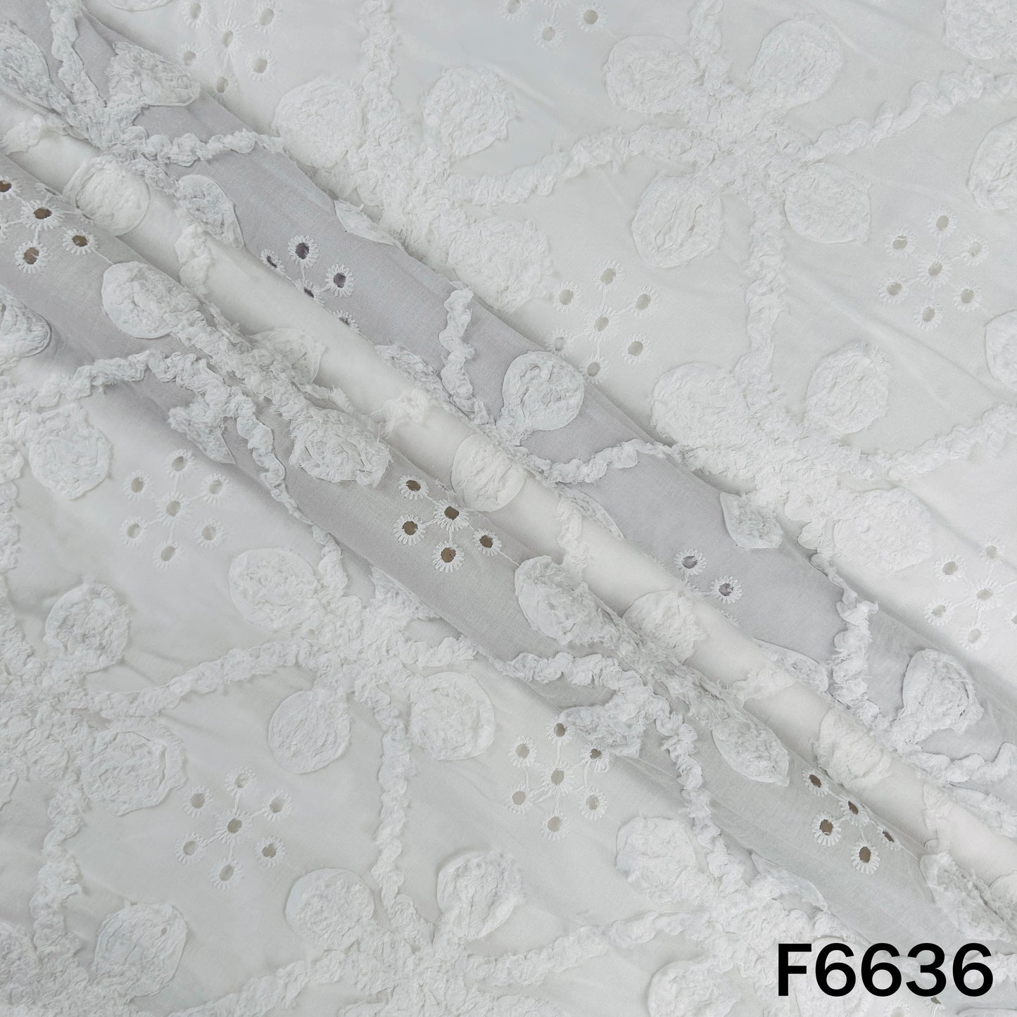 Dyeable Applique Work Cambric Cotton Fabric - F6636