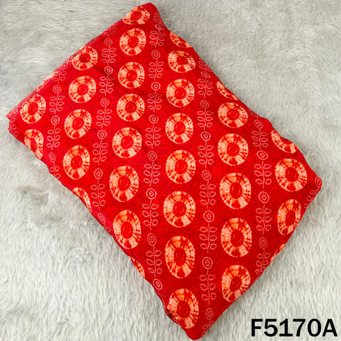 Digital Print Viscose Crepe Fabric - F5170