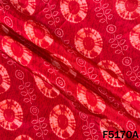 Digital Print Viscose Crepe Fabric - F5170
