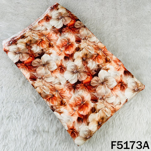 Digital Print Pashmina Fabric- F5173