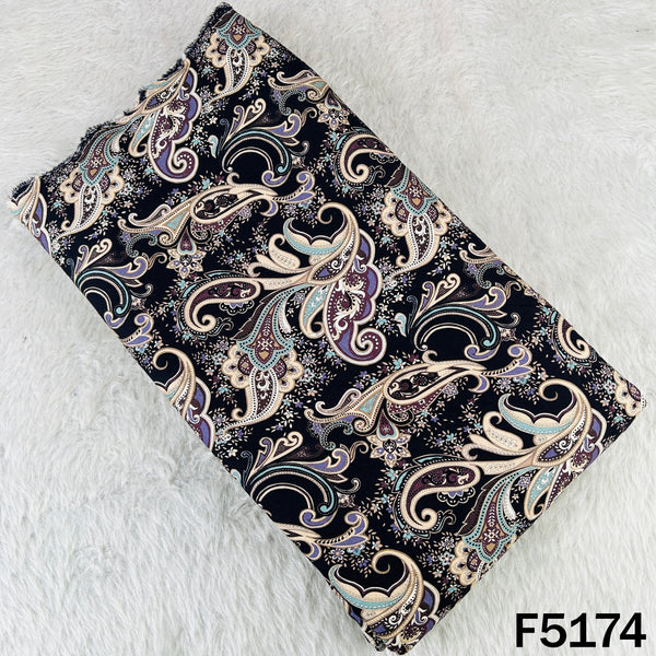 Digital Print Pashmina Fabric - F5174