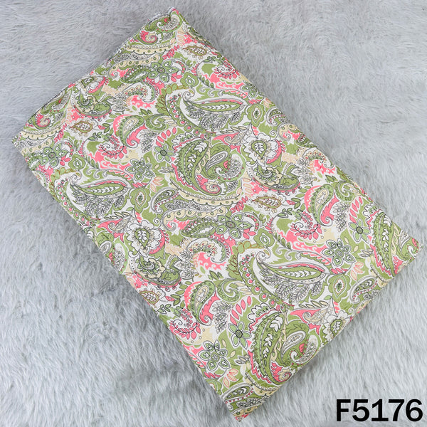 Digital Print Pashmina Fabric - F5176