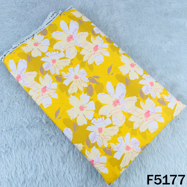 Digital Print Pashmina Fabric - F5177