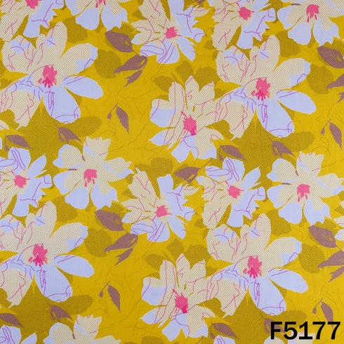 Digital Print Pashmina Fabric - F5177