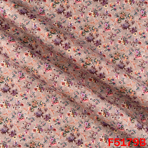 Digital Print Pashmina Fabric - F5179