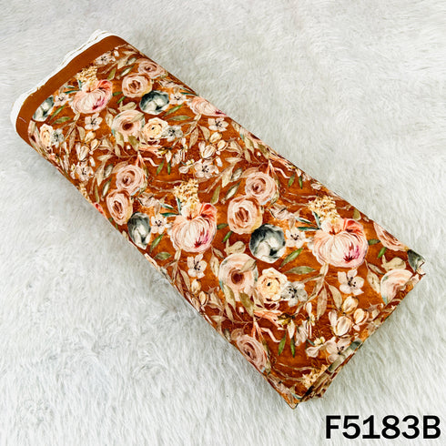 Digital Print Pashmina Fabric - F5183