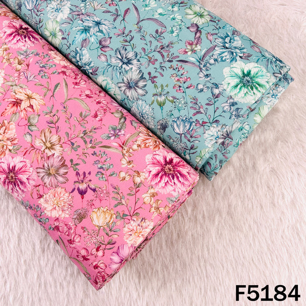 Digital Print Pashmina Fabric - F5184