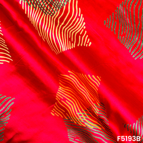 Digital Print Viscose Modal Satin Fabric- F5193