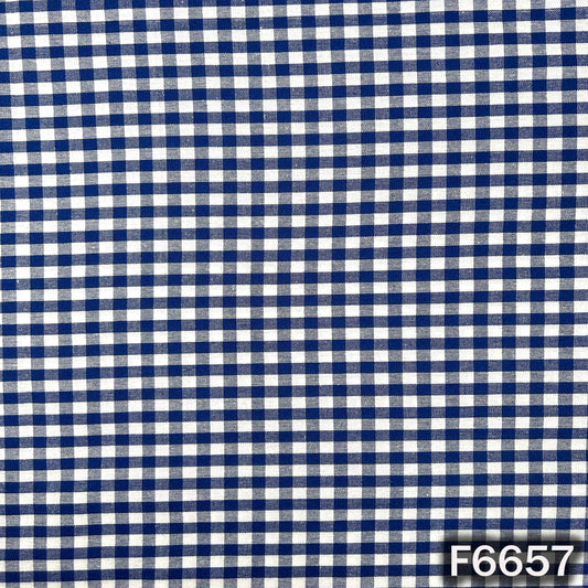 Check Casement Fabric - F6657