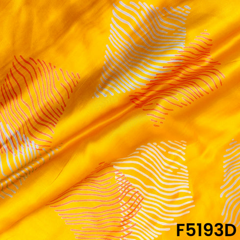 Digital Print Viscose Modal Satin Fabric- F5193