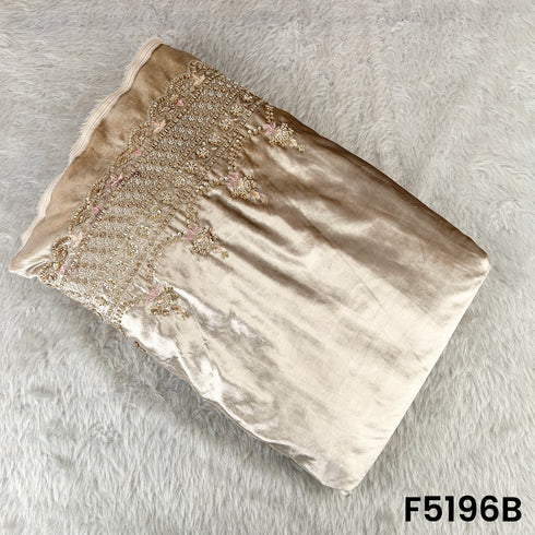 Cut Dana Thread Sequins Work Velvet Fabric - F5196