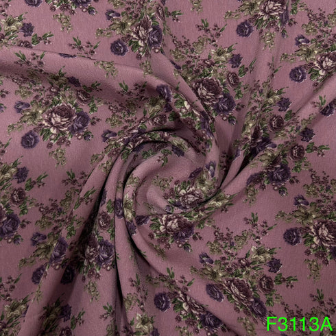 Printed Crepe Fabric-F3113