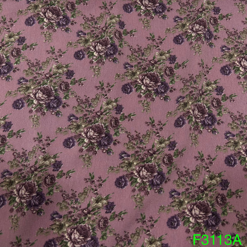 Printed Crepe Fabric-F3113