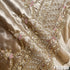 Cut Dana Thread Sequins Work Velvet Fabric - F5196