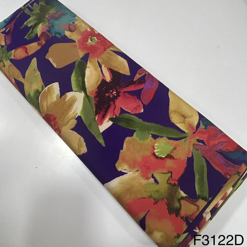 Printed Crepe Fabric-F3122