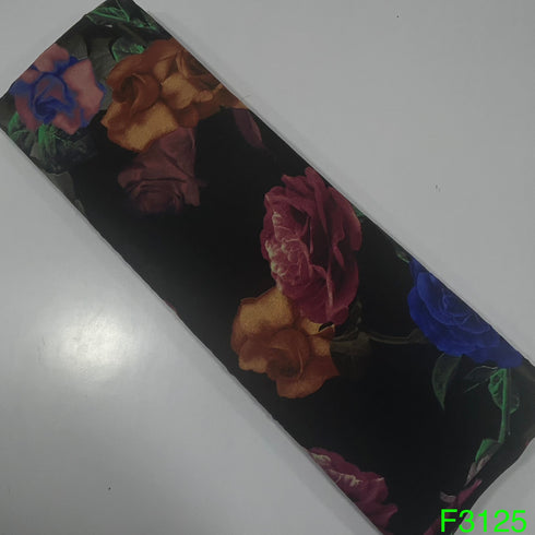 Printed Crepe Fabric-F3125