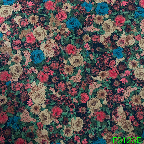 Printed Crepe Fabric-F3123