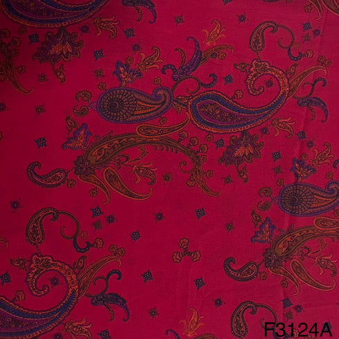 Printed Crepe Fabric-F3124