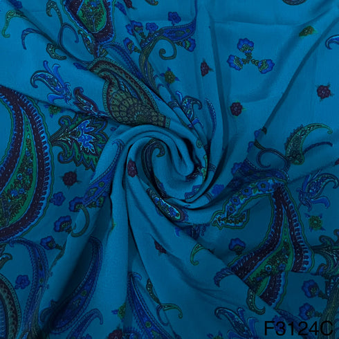 Printed Crepe Fabric-F3124